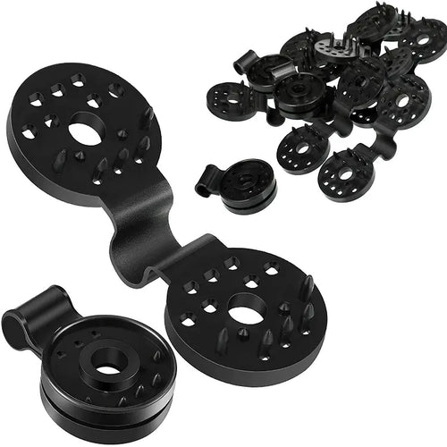 10pcs Round Black Plastic Clips for Shade Netting