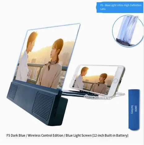 L5 12-Inch HD Phone Screen Magnifier with Speaker Stand